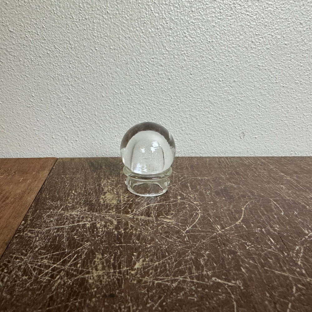 Vintage Clear Pressed Glass Coffee Knob Replacement